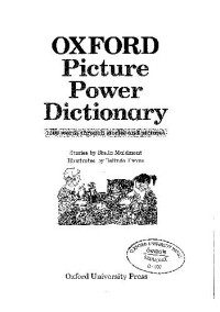 Stella Maidment, Wendy Broadbent Miranda — Oxford Picture Power Dictionary