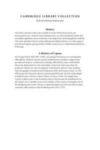 George Hill — A History of Cyprus: Volume 3