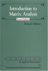 Richard Bellman — Introduction to matrix analysis