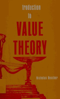Nicholas Rescher — Introduction to value theory