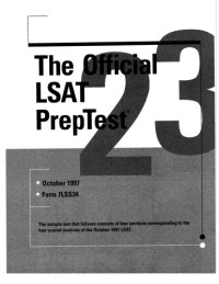 LSAC — LSAT PrepTest 23