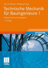 Otto Wetzell, Wolfgang Krings — Technische Mechanik für Bauingenieure 1