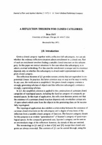  — Journal of Pure and Applied Algebra №2 (1972)