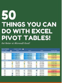 ALISHA, Mr. — 50 Things You Can Do With Excel Pivot Table