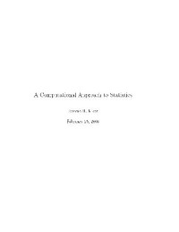 Klotz J.H. — A computational approach to statistics