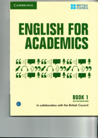 Cambridge University Press — English for Academics Book 1