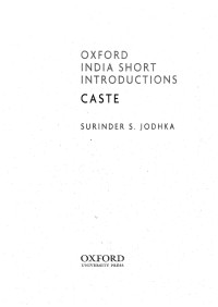 Surinder S. Jodhka — Caste