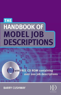Barry Cushway — Handbook of Model Job Descriptions