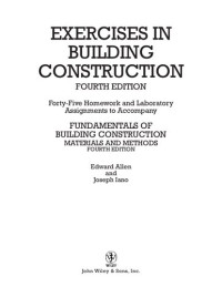 Fundamentals of building construction : materials and methods | Edward ...