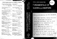 Abdul Haris Nasution — Fundamentals of Guerrilla Warfare