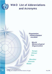  — WMO. List of Abbreviations and Acronyms