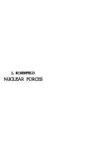 L. Rosenfeld — Nuclear forces, section 2