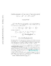 Leonhard Euler — On the expansion of the power of any polynomial