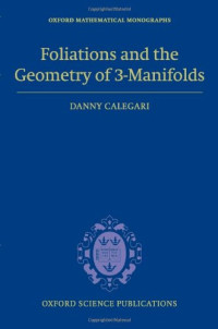 Danny Calegari — Foliations and the geometry of 3-manifolds