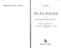 Platón — Diálogos II (Gorgias, Menéxeno, Eutidemo, Menón y Crátilo)