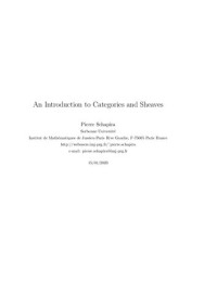 Pierre Schapira — An Introduction to Categories and Sheaves