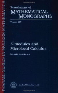 Kashiwara M. — D-modules and microlocal calculus