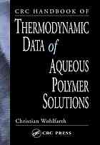 C Wohlfarth — CRC handbook of thermodynamic data of aqueous polymer solutions