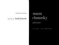 John Lyons — Noam Chomsky