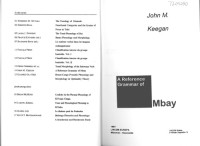 John M. Keegan — A reference grammar of Mbay