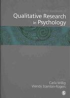 Carla Willig; Wendy Stainton Rogers — The SAGE handbook of qualitative research in psychology