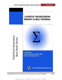 G. David Garson — Logistic Regression: Binary and Multinomial
