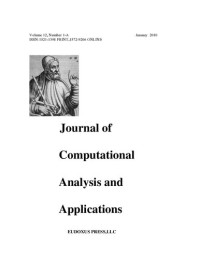  — JOURNAL OF COMPUTATIONAL ANALYSIS AND APPLICATIONS VOLUME 12, 2010