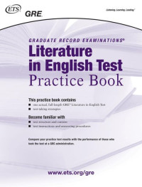 Educational Testing Service — GRE Literature in English Test Practice book
