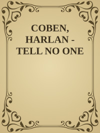 No One Tell — COBEN, HARLAN - TELL NO ONE
