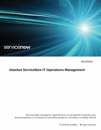 Unknown — Istanbul ServiceNow IT Operations Management