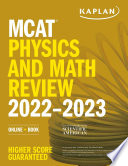 MCAT Physics and Math Review 2022-2023: Online + Book | Kaplan Test ...