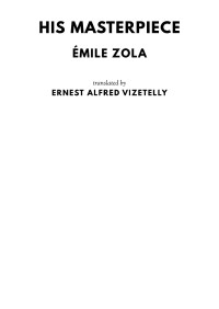 Émile Zola — His Masterpiece