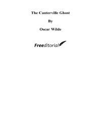 Oscar Wilde — The Canterville Ghost