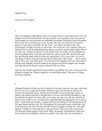 Stephen King — The Eyes of the Dragon