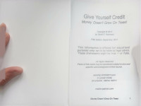 David E. Robinson — Give Yourself Credit