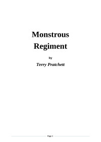 Terry Pratchett — Monstrous Regiment