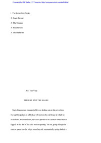 Short Stories — Van Vogt, AE