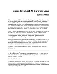 Aldiss, Brian W [Aldiss, Brian W] — Super Toys Last All Summer Long