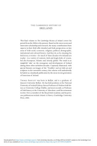 Thomas Bartlett — The Cambridge History of Ireland, vol 4