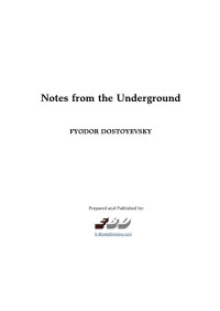 Fyodor Dostoyevsky — Notes from the Underground