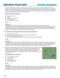 ASN BRCU Virtual  — ASN BRCU Virtual 2021 Practice Questions