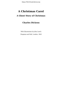 Charles Dickens — A Christmas Carol