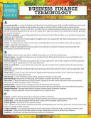 Speedy Publishing LLC — Business Finance Terminology (Speedy Study Guide)