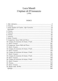 Luca Masali [Masali, Luca] — I Biplani Di D'Annunzio