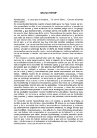 TOMY — H. P. Lovecraft - Nyarlathotep