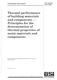 British Standards Institute Staff — Thermal Performance of Building Materials. The Use of Interpolating Equations in Relation to Thermal Measurement on Thick Specimens. Guarded Hot Plate and Heat Flow Meter Apparatus