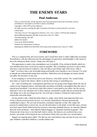 Anderson, Poul — Anderson, Poul - The Enemy Stars