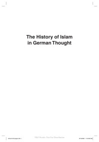 Ian Almond — The History of Islam in German Thought: From Leibniz to Nietzsche