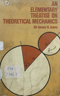 Jeans James H. — An Elementary Treatise On Theoretical Mechanics