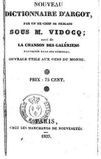 Anonyme — Nouveau dictionnaire d'argot